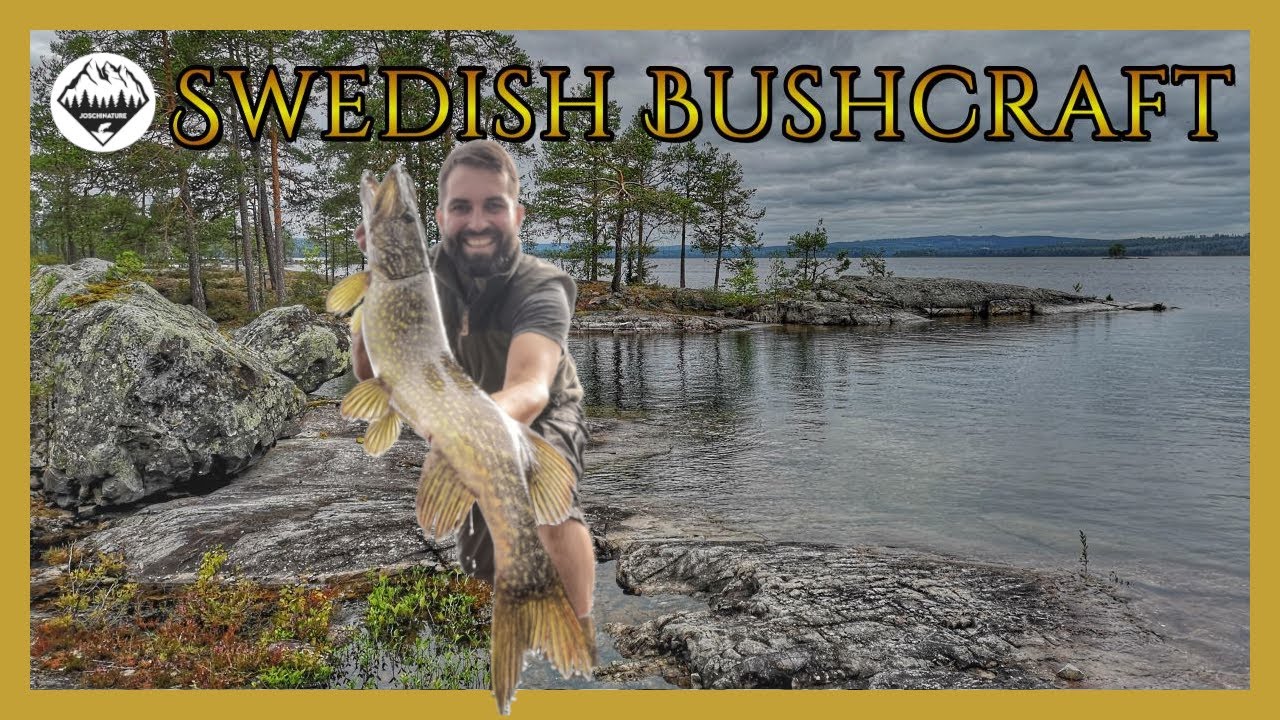 Swedish Bushcraft, Kajak, Fishing, Fire cooking