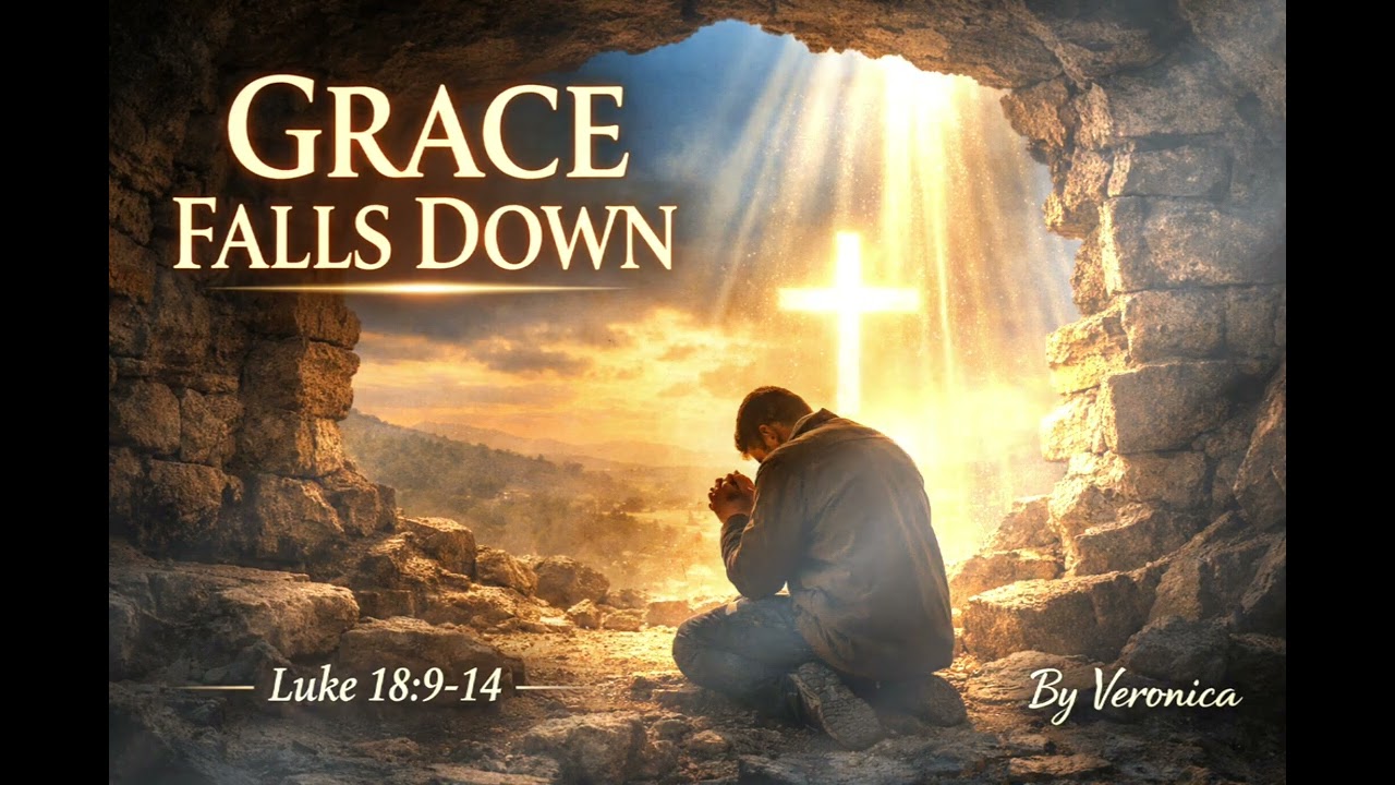 Grace Falls Down Where the Humble Kneel | Catholic Reflection Song | Luke 18:9-14
