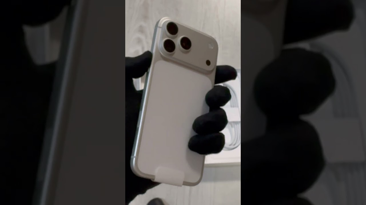 Распаковка iPhone 17 pro max