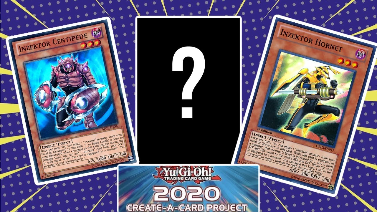 NEW Yu-Gi-Oh! Inzektor Support?! #yugioh Create-A-Card 2020 Theories & Discussion! #yugioh #inzektor