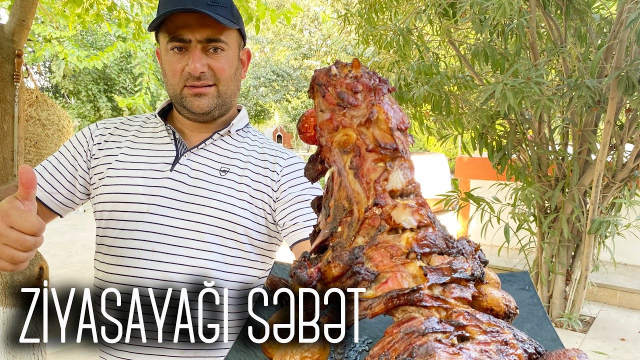 Təndirdə quzu səbəti kababı, lülə kabab, tərəvəz kababının hazırlanması
