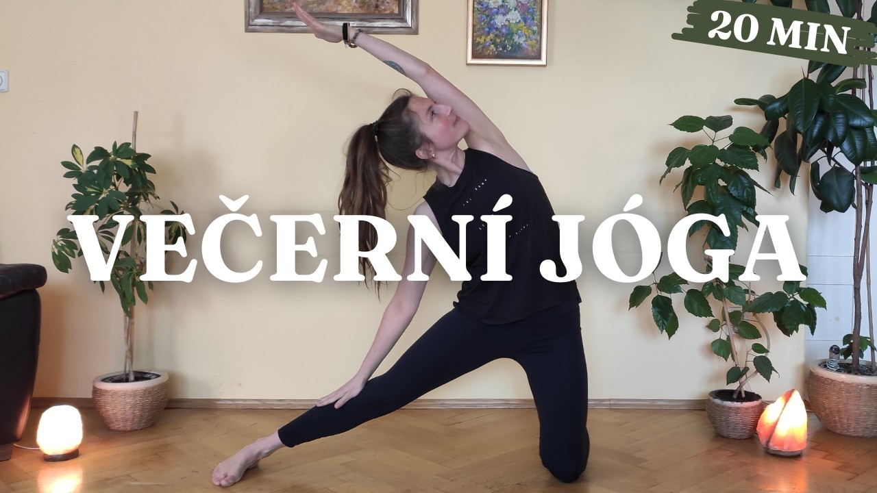 20 Min Jemná Jóga Pro Uvolnění & Zklidnění | jóga proti stresu a napětí