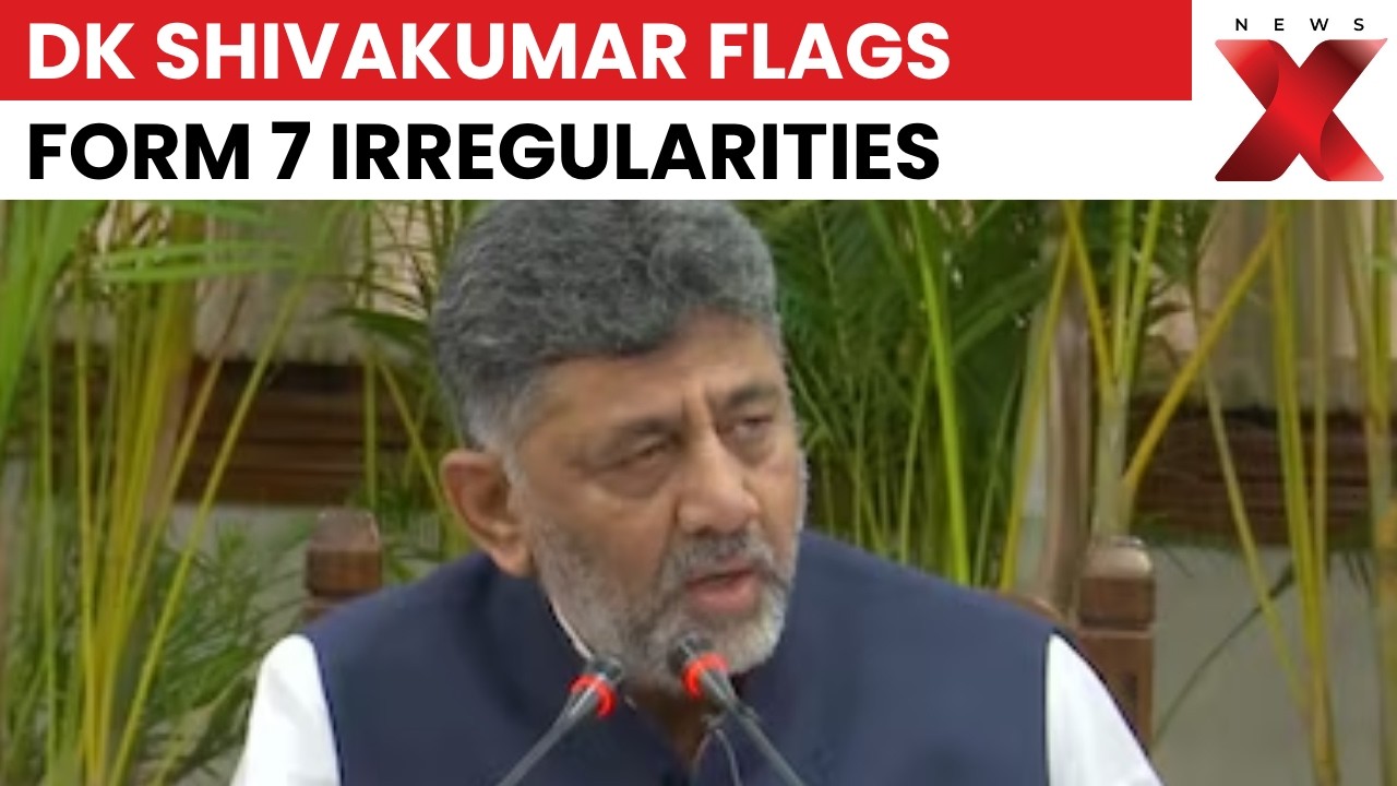 Karnataka SIR Row: DK Shivakumar Alleges Bulk Form 7 Irregularities | NewsX