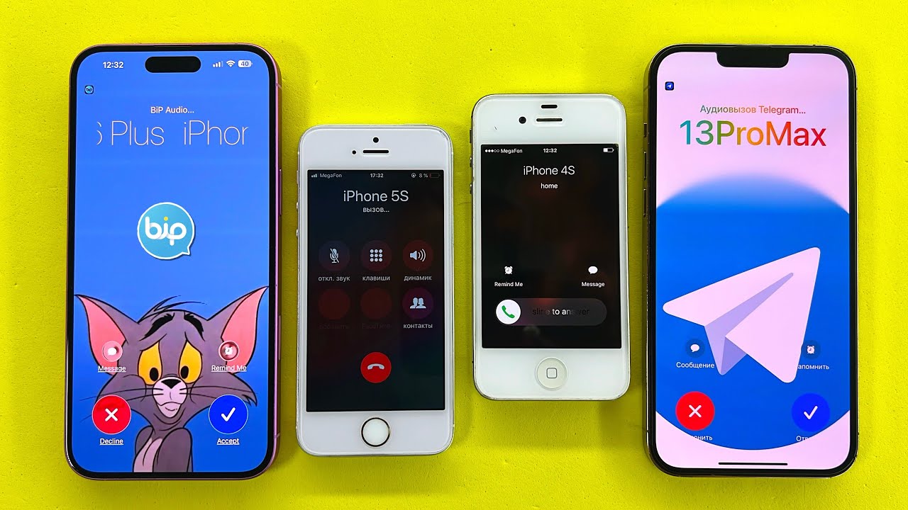 Social Media BIP+Telegram + Incoming Outgoing Call iPhone 4S, iPhone 5S, 13 ProMax, 16 Plus 