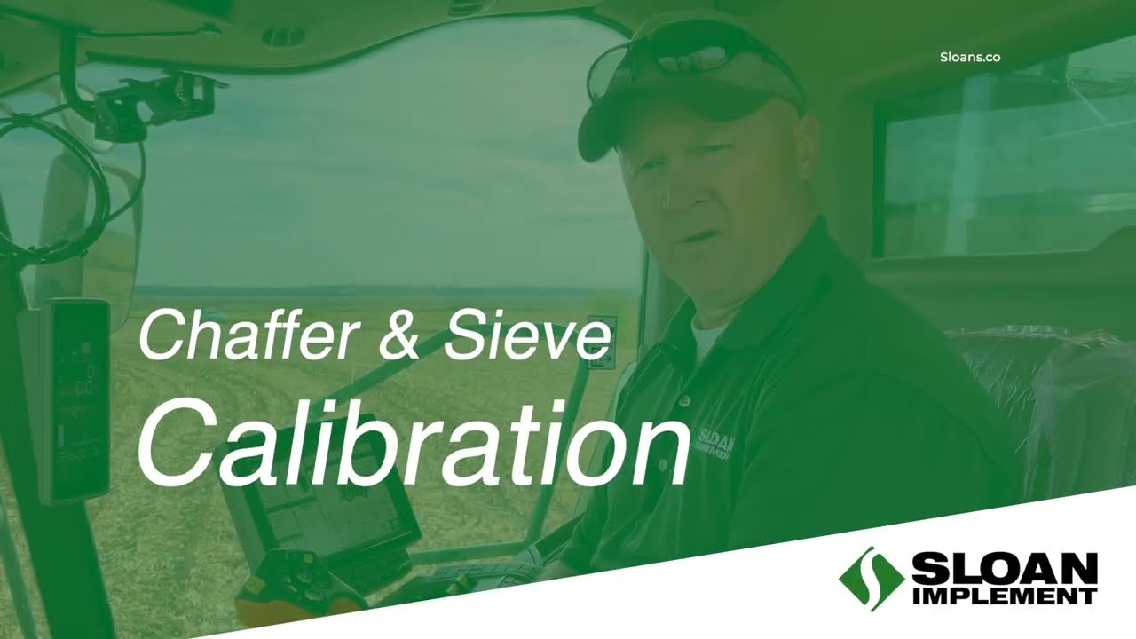 Calibrating Your Chaffer and Sieve
