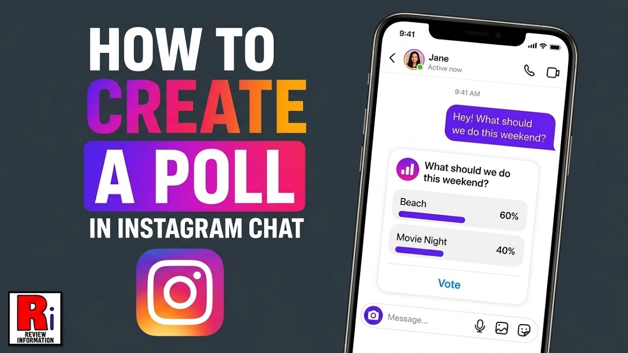 Как создать опрос в чате Instagram 🔥 Очень простой трюк