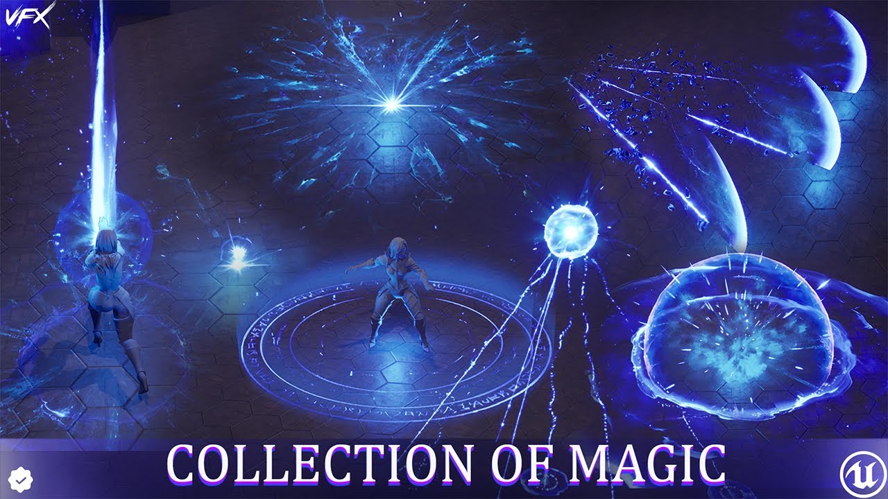 Collection of Magic VFX Unreal engine Preview