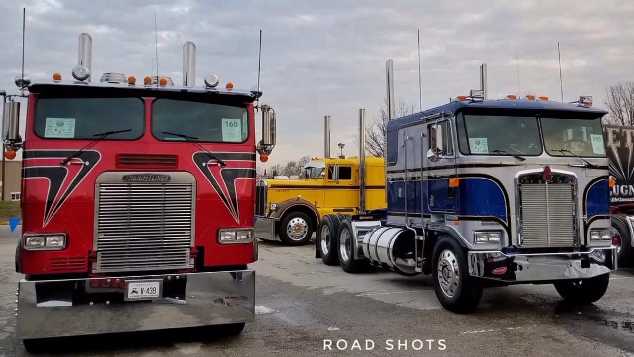 200 cabover trucks set to some tunes