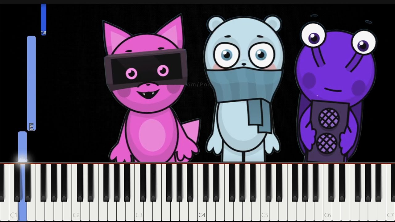 Incredibox Abgerny Sounds 👉 Piano Tutorial
