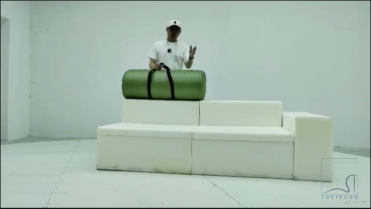 A sofa that compresses