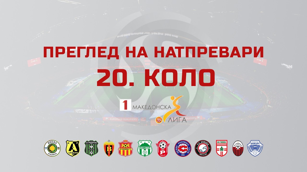 Преглед на натпревари | 20. коло – Прва МФЛ 2025/26