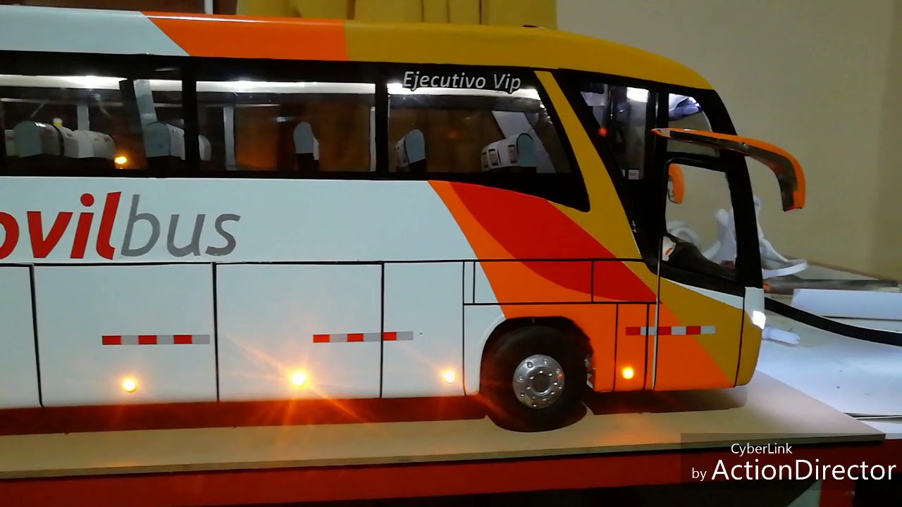 Maqueta de bus Movil bus marcopolo g7 1350