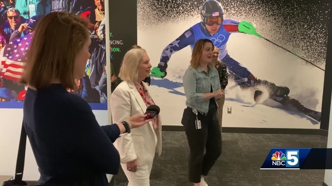 Sen. Gillibrand tours Lake Placid Olympic Center