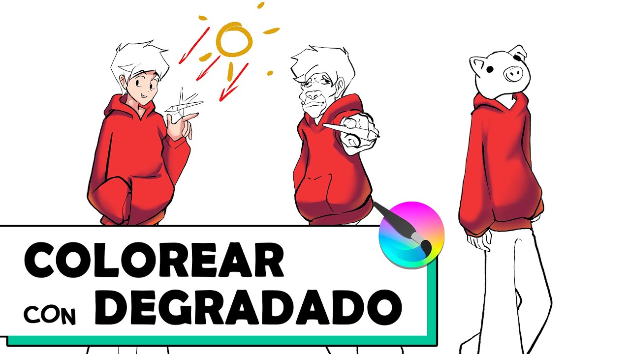 Como colorear con DEGRADADO (en Krita)