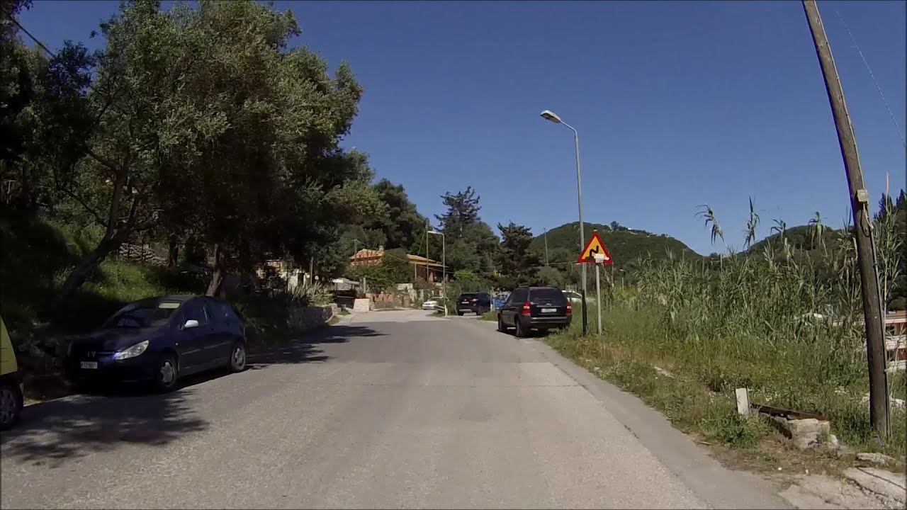 Paleokastritsa driving to Lakones 2019
