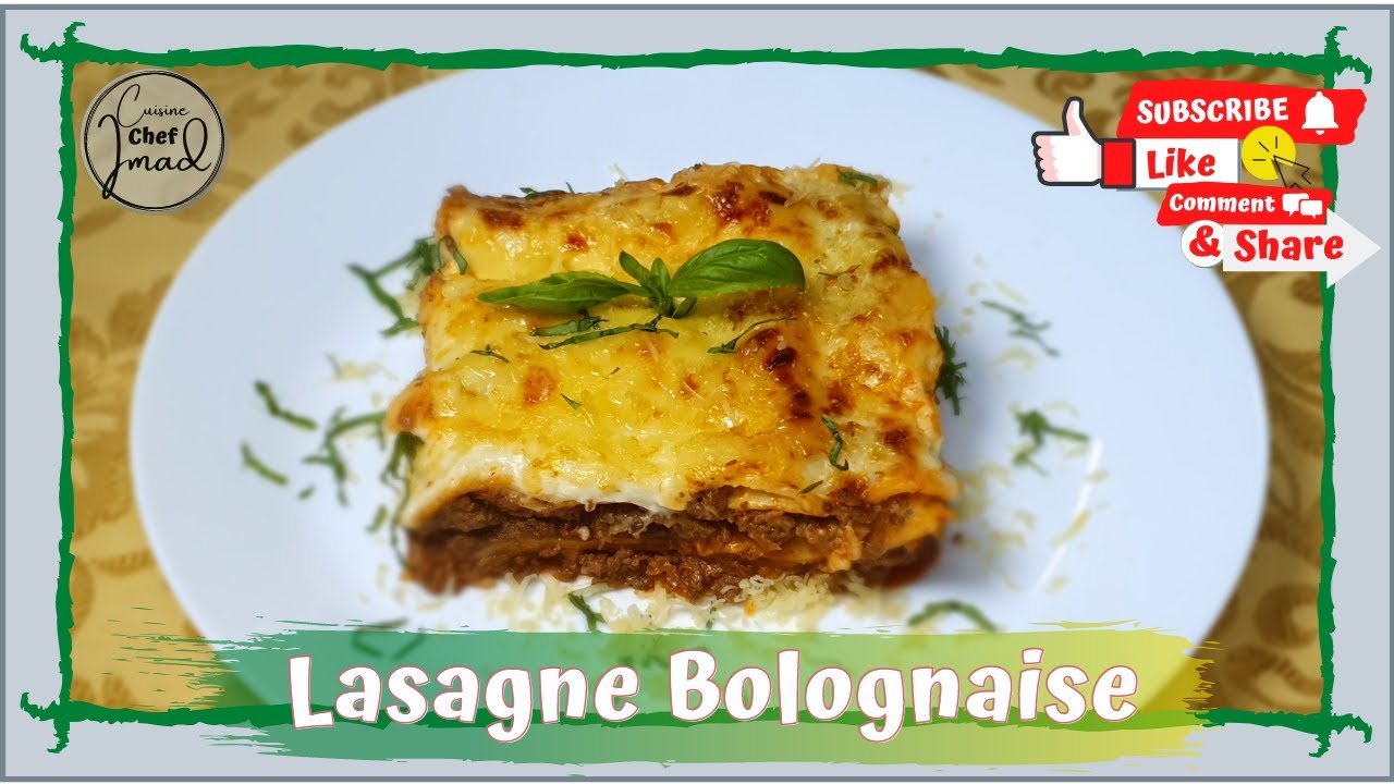 لازانيا الايطالية الأصلية بكل أسرار نجاحها و بمذاق لايقاوم lasagne bolognaise