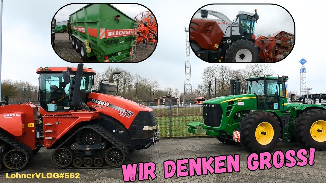 LohnerVLOG#562 Gebrauchtmaschinenschau 26 I Fendt, John Deere, Rostselmash, Case, FJD Easy Switch