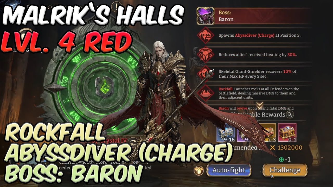 Mossy Crystal 4 Red Baron - Rockfall | Watcher of Realms