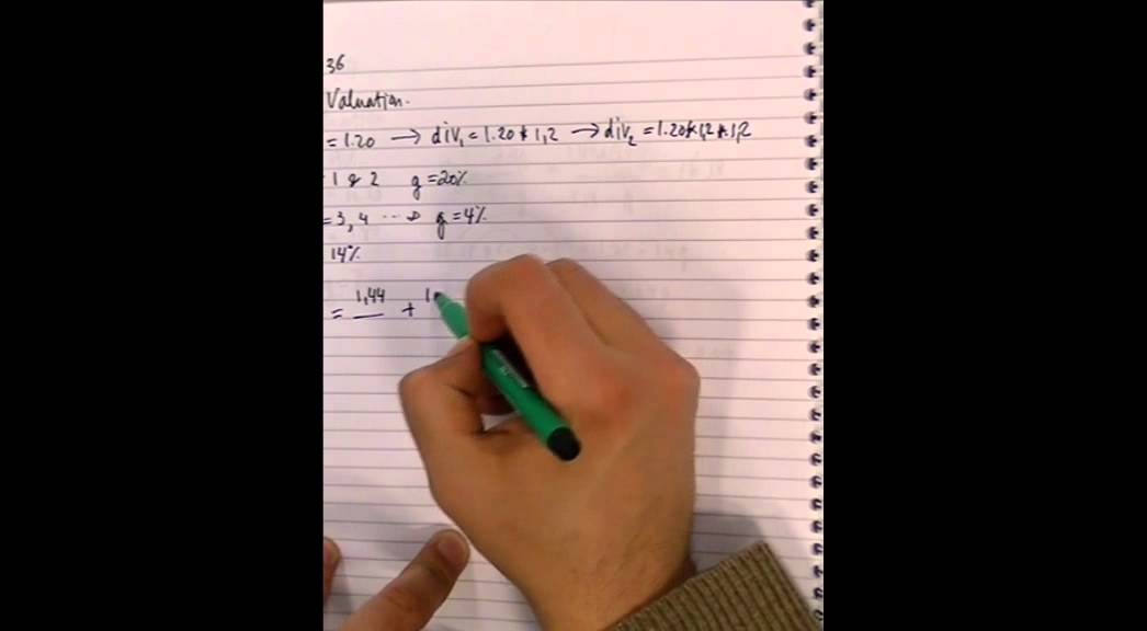 Stock Valuation - Exercise III