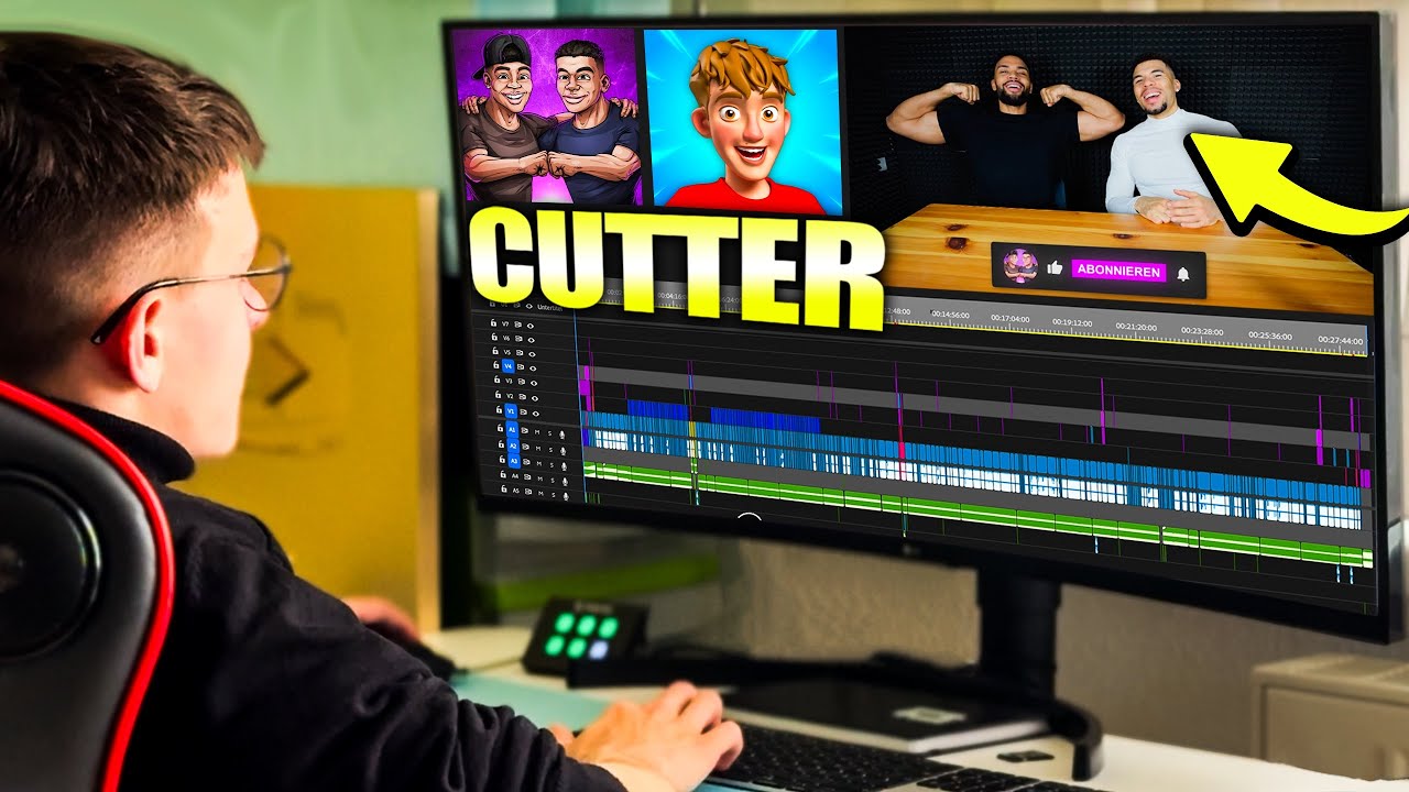 Ein Tag im Leben als Cutter von @KelvinundMarvin & @LukasBrawlStars