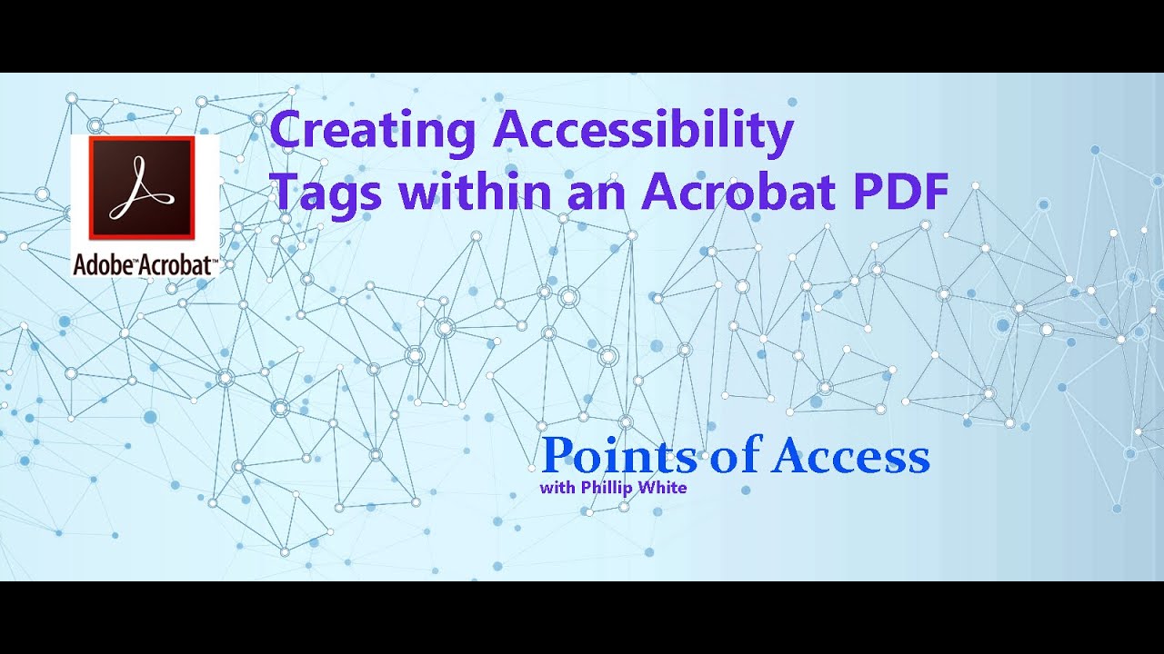 Tagging a PDF using Adobe Acrobat DC