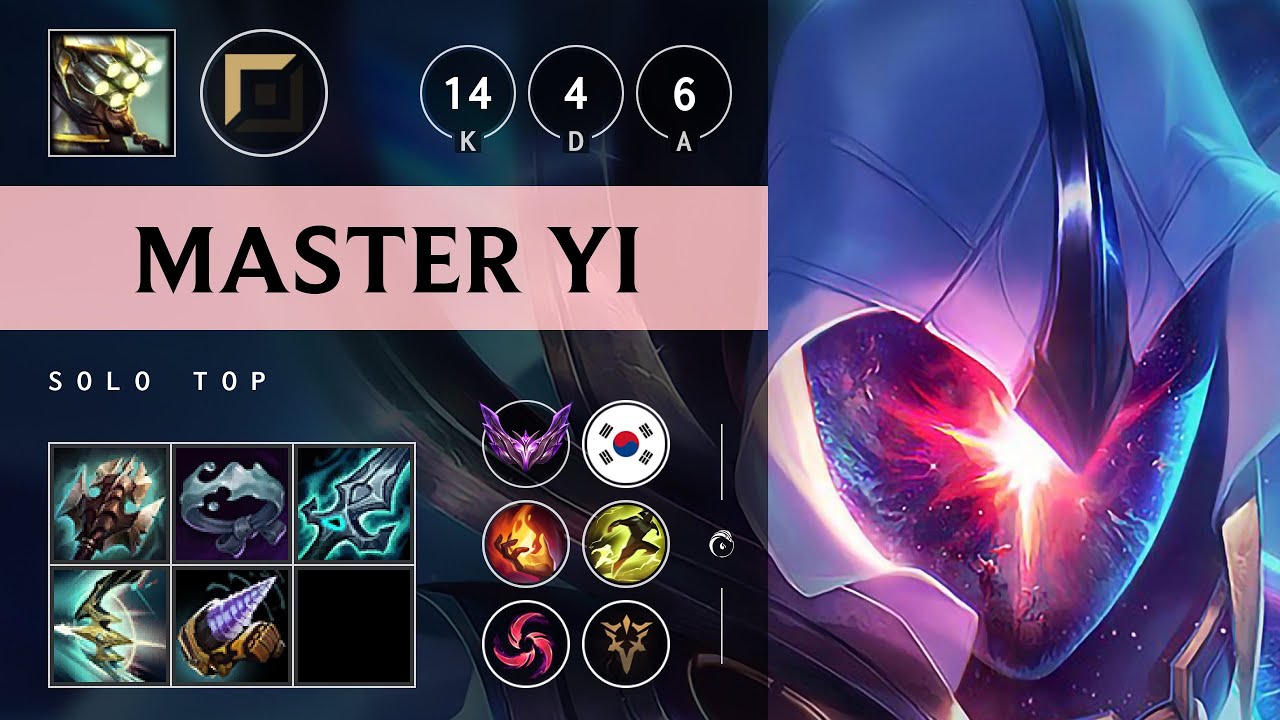 Master Yi Top vs Malzahar - KR Master Patch 25.15