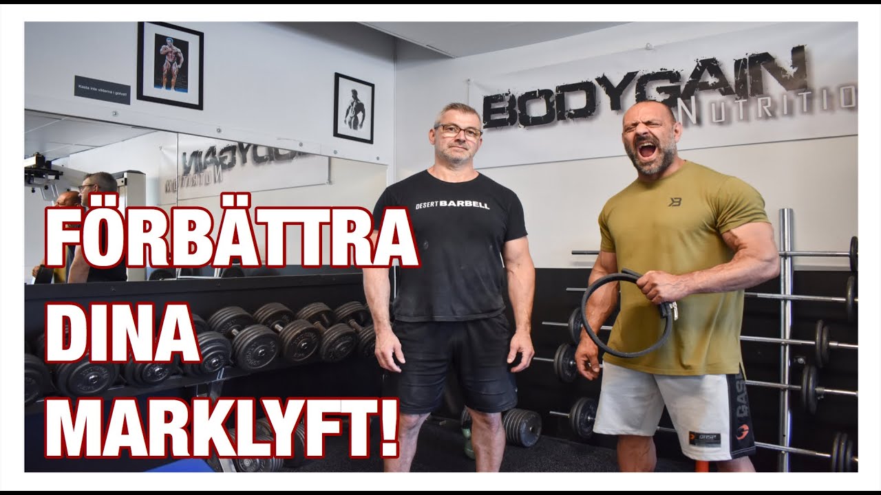FÖRBÄTTRA DINA MARKLYFT - JANNE SALMELA delar med sig av sina bästa tips för tyngre lyft.