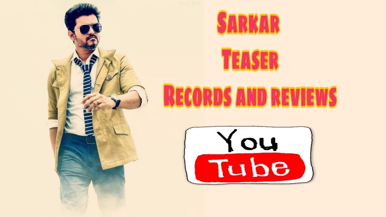 Sarkar Teaser-  record breaking details and review