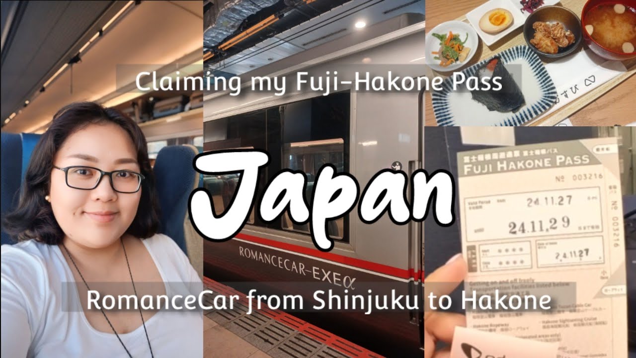 Solo in Japan - How to Claim Fuji-Hakone Pass, RomanceCar, DIY Tokyo to Hakone Ep 4