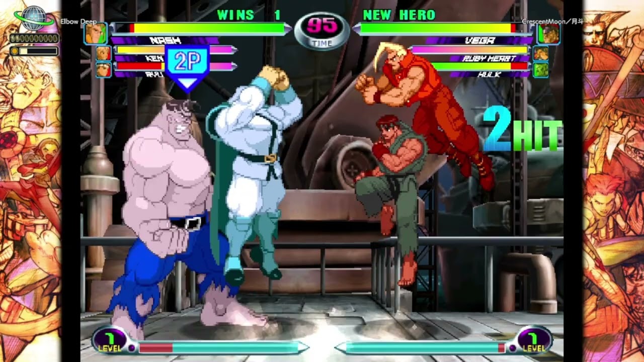 [Marvel vs Capcom 2]マブカプ２Steam対戦61[mvc2]