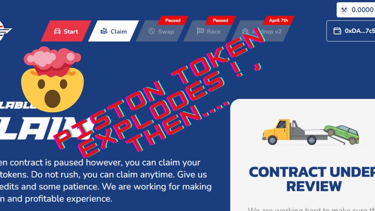 Piston Token- Earn 1% a day passive income.