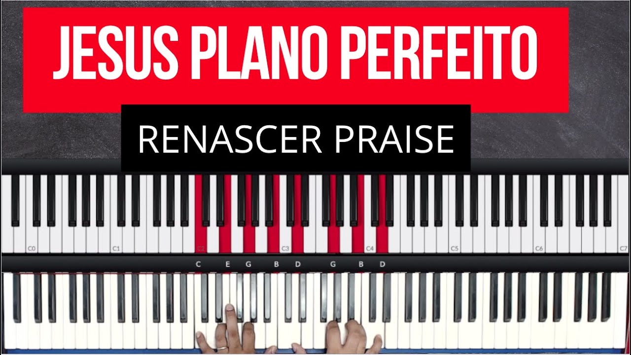 Jesus plano perfeito | Renascer Praise | Aula de Teclado |