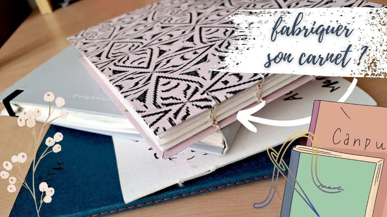 Comment faire un carnet soi même - fabriquer un carnet aquarelle (avec les moyens du bord !)