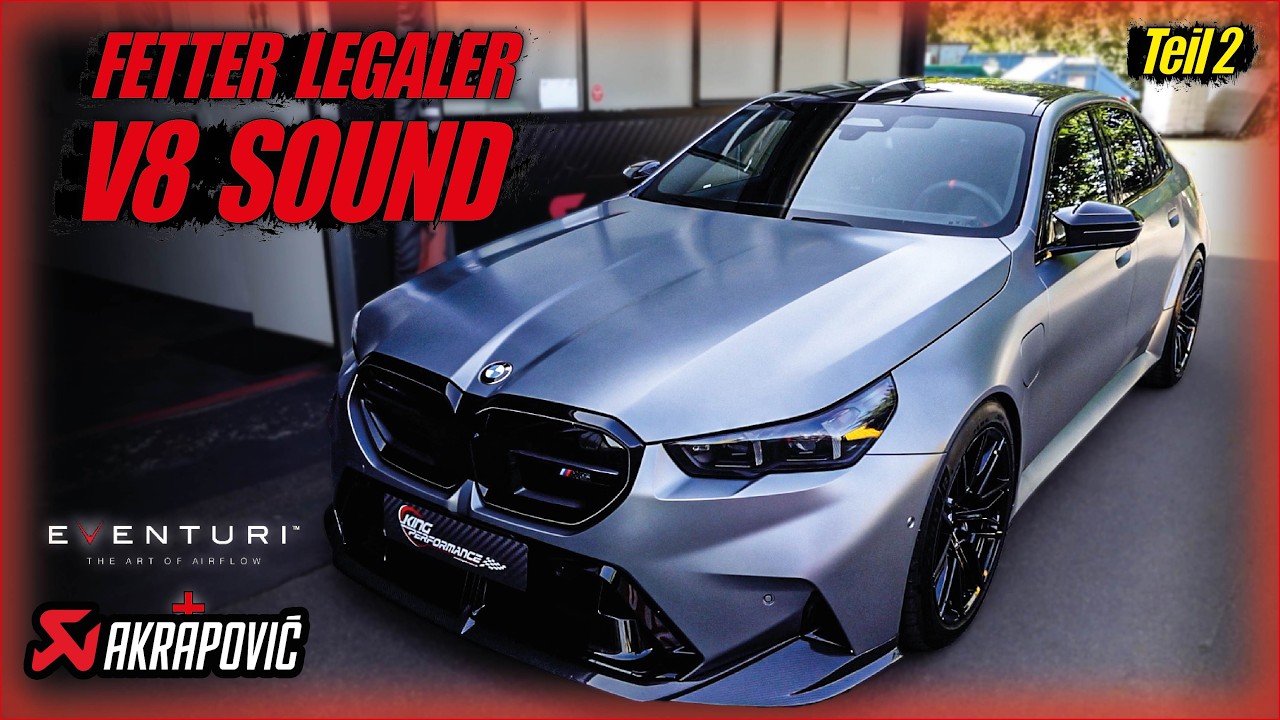 EVENTURI Carbon Ansaugung + AKRAPOVIC Abgasanlage + Carbonteile passend f&uuml;r BMW M5 G90 V8 Hybrid