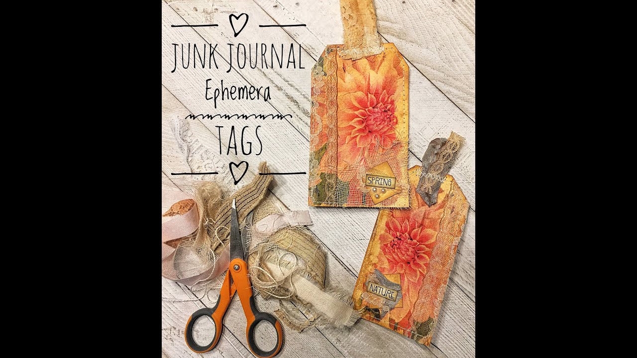 Junk Journal Ephemera -Tags