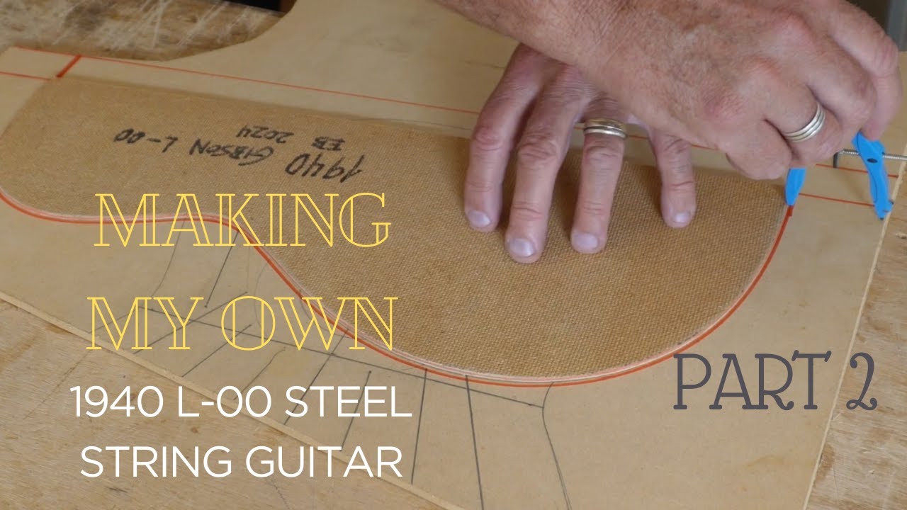 Making my own 1940 L-00 steel string guitar