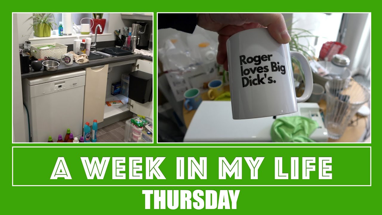 A Week In My Life Thursday - Weather Talk, Tidying The Kitchen & Cleaning