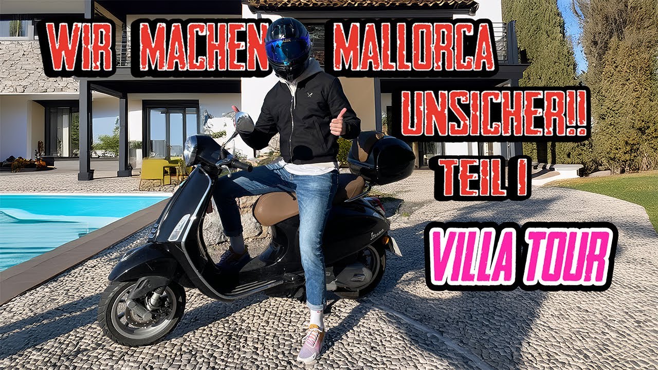 Die Schönen und die Reichen😍💸 und wir 🫠  Mallorca Roller Tour Teil1🛵💨