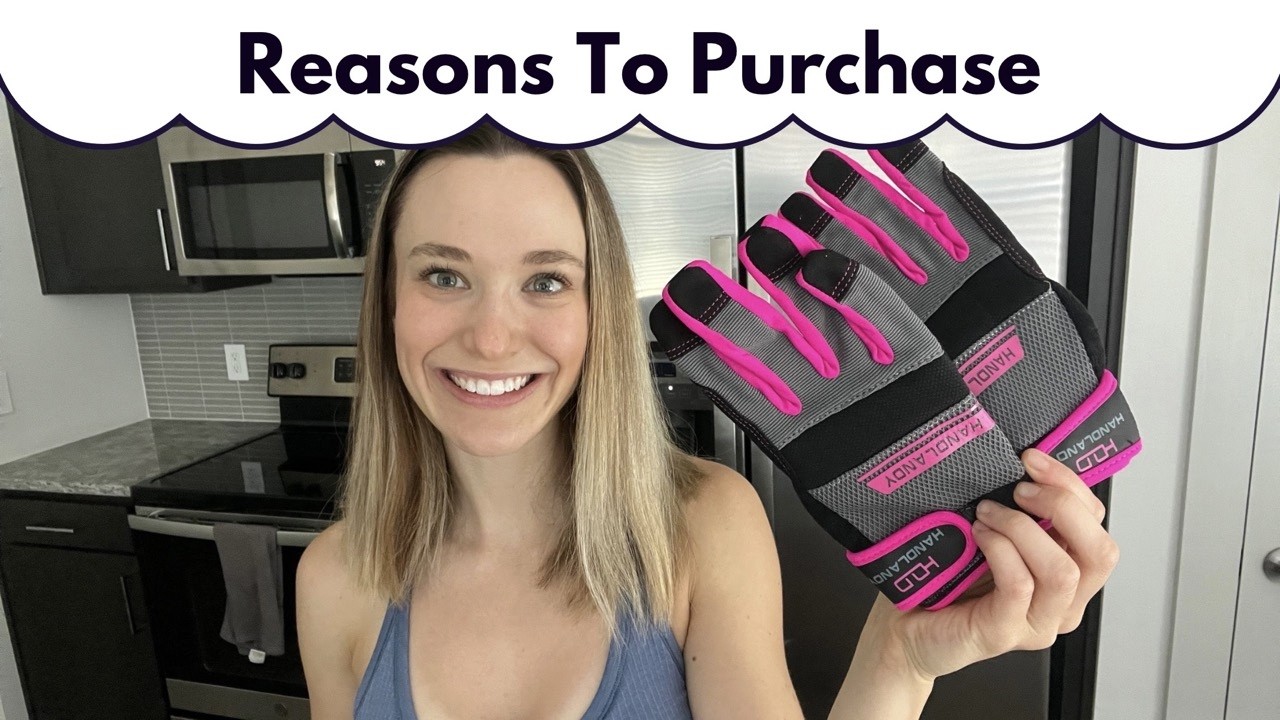 Best on Amazon Women’s Work Gloves | Breathable Touchscreen Gardening & Utility Gloves Review #ad