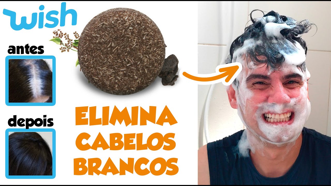 TESTING THE SOAP TO DARKEN WHITE HAIR - Fub&aacute; online