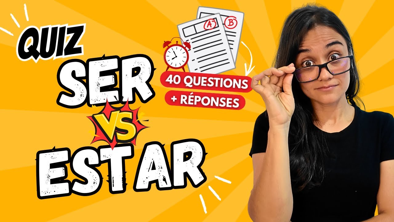 QUIZ: Faire la différence entre SER et ESTAR 📝💯 #espagnol #parlerespagnol