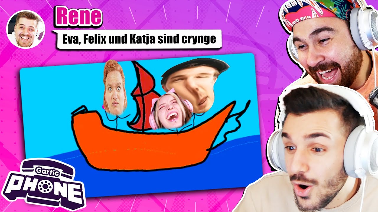 KATJA KOCHT CLAUDIOS UNTERWÄSCHE & RENE WIRD ZU FEE ✨ Gartic Phone Eskalation mit der Crew