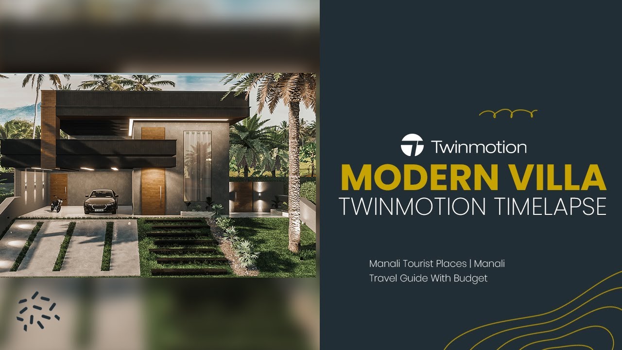 Twinmotion Blender Timelapse | Modern Villa