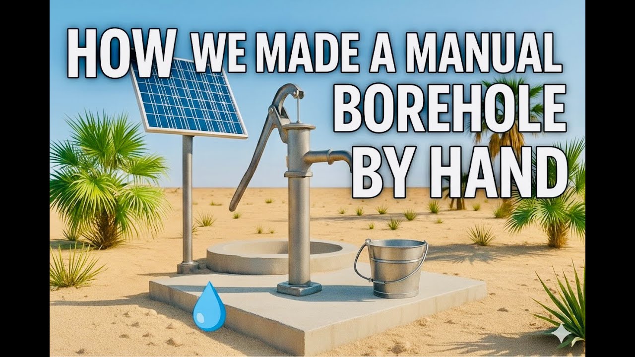 We Built and Cleaned a Manual Borehole by Hand — It Actually Works