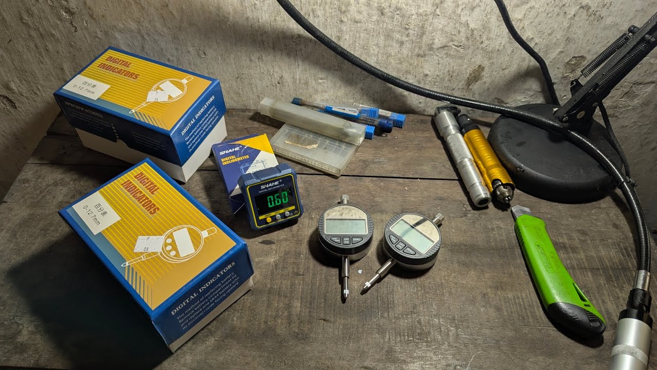 Unboxing dan review alat baru digital inclinometer shahe dan digital dial indicator|| recomended.