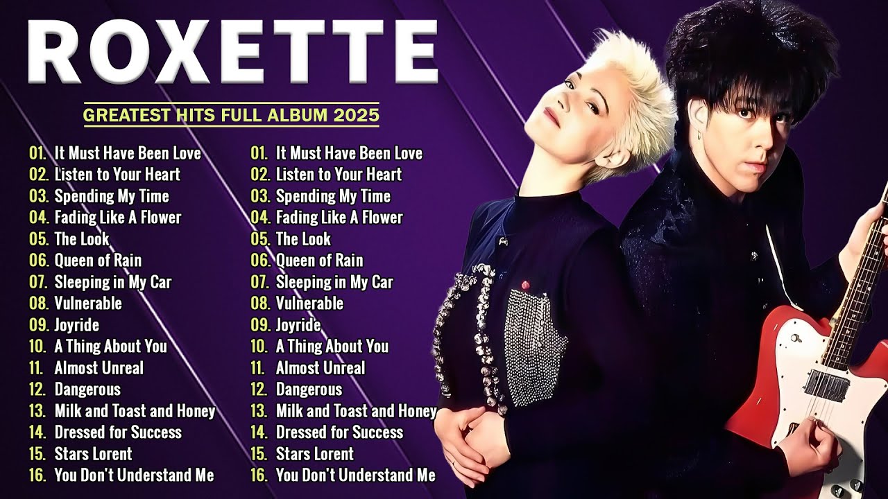 Roxette Greatest Hits 70s 80s 90s  - Top 20 Roxette Hits Of All Time - The Very Best Of Roxette #a21