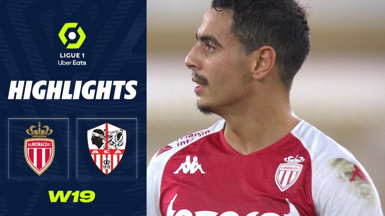 AS MONACO - AC AJACCIO (7 - 1) - Highlights - (ASM - ACA) / 2022-2023