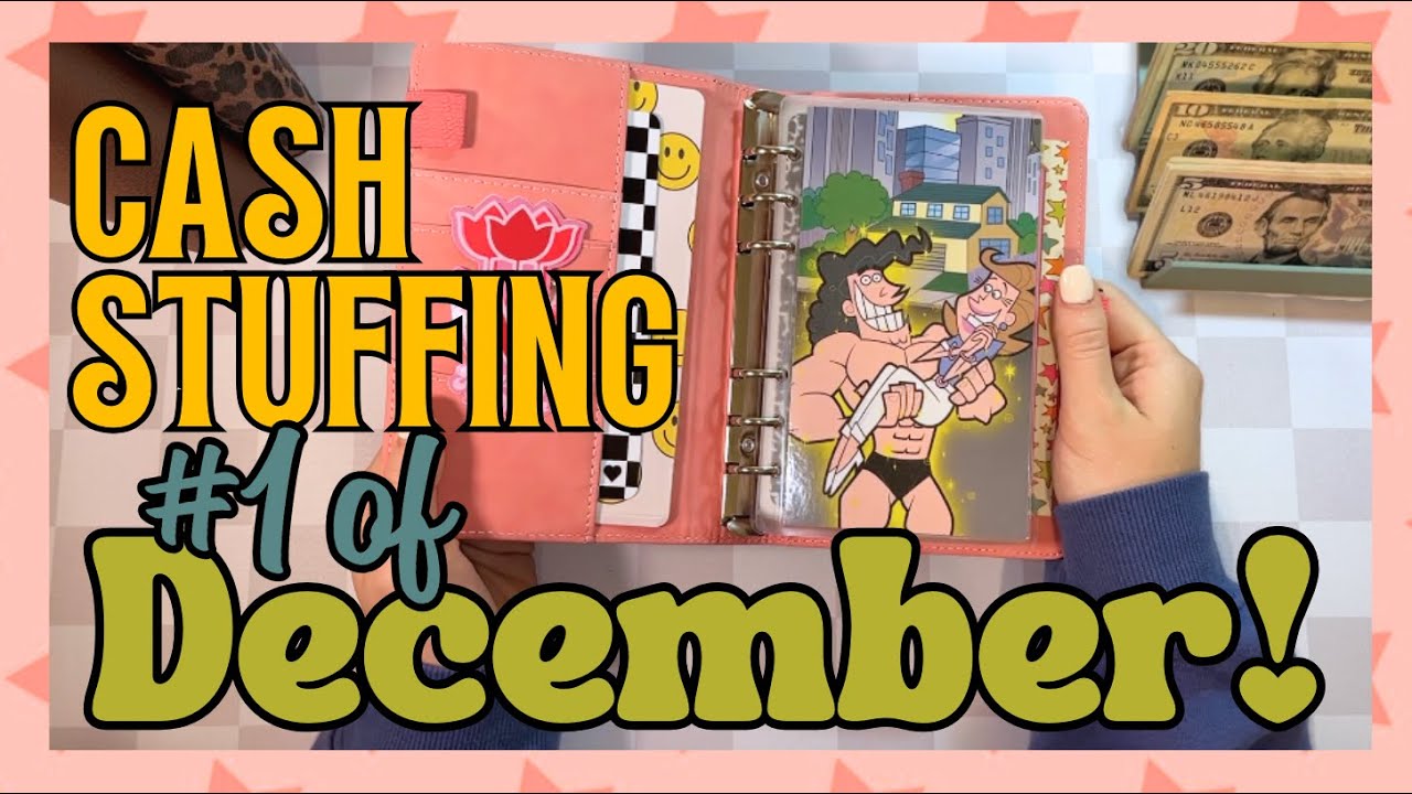 CASH STUFFING #1 OF DECEMBER! *Cash envelope method & Sinking Funds**SAHM Low Income*