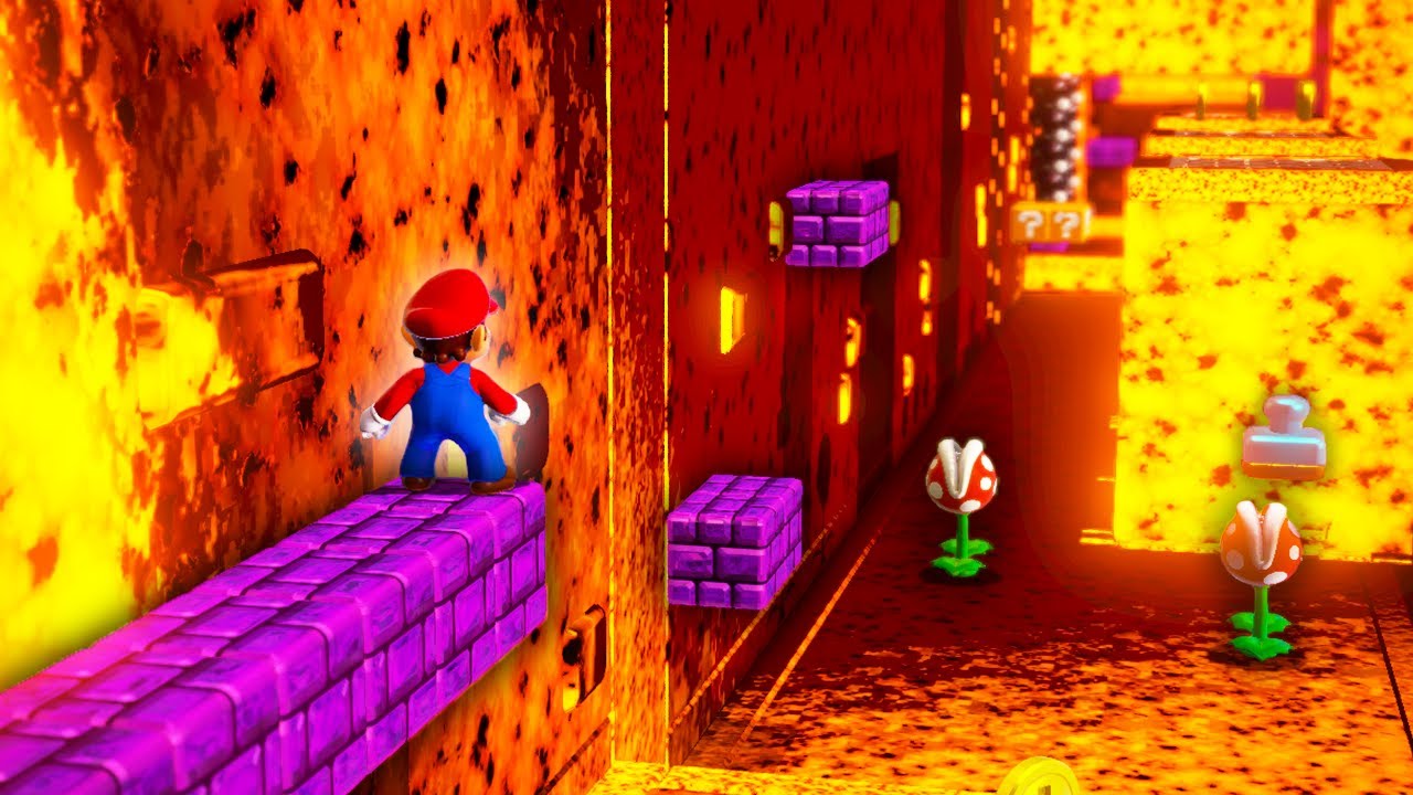 Platforming in Mario 3D World but the Floor is Lava...