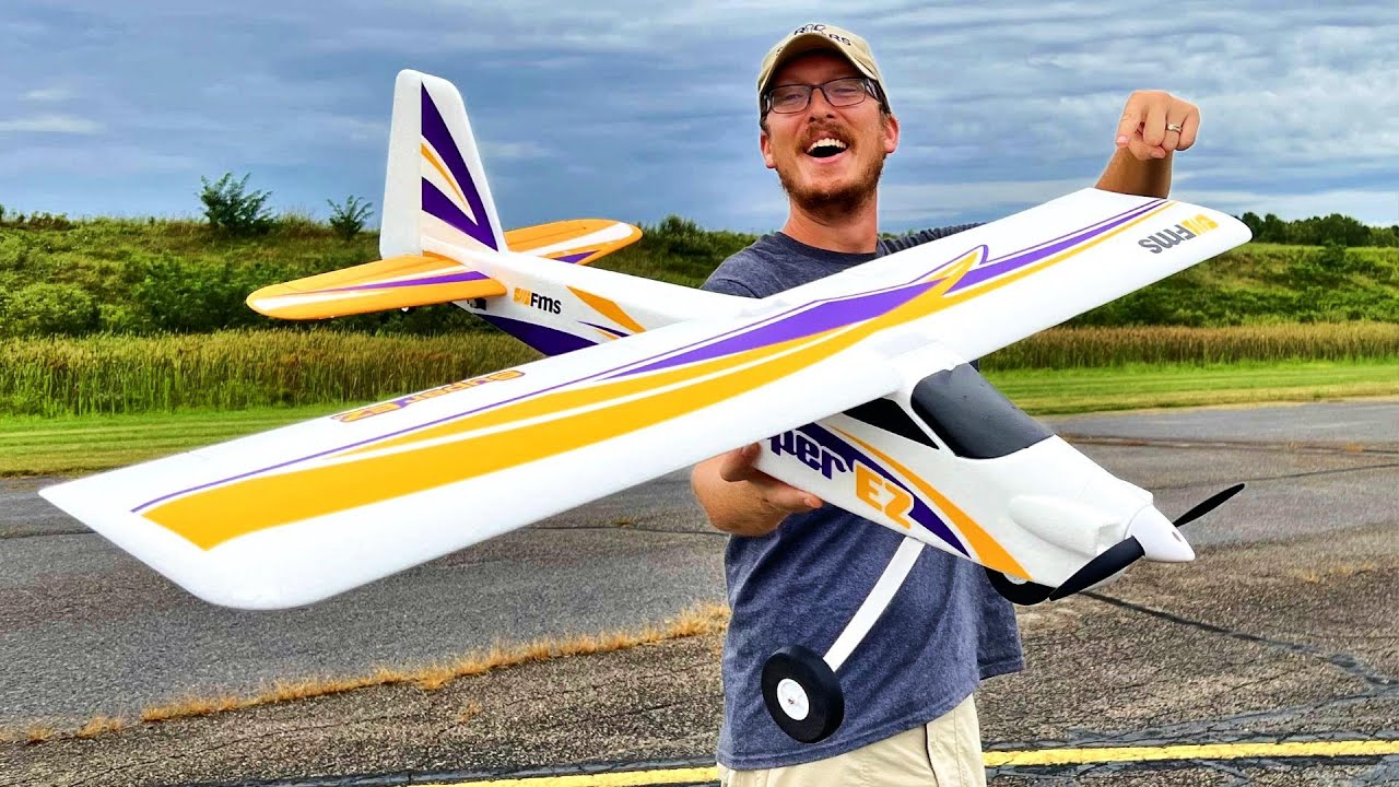 ВАШ ПЕРВЫЙ РАДИОУПРАВЛЯЕМЫЙ САМОЛЁТ??? - FMS 1200 мм Super EZ V4 RC Airplane